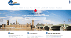 Desktop Screenshot of centrecharlespeguy.com
